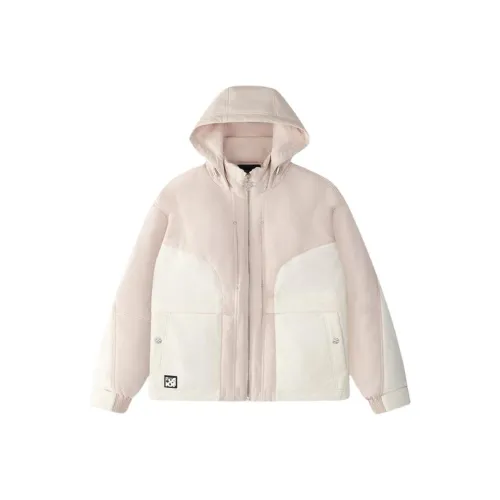 FILA FUSION WORKWEAR Puffer Jacket Women's Filatures Pink Khaki