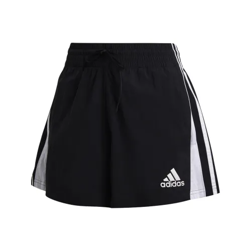 Adidas Casual Ruched shorts Women's Black