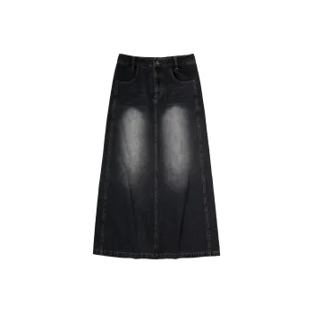 PSO Brand Denim Long Skirt Women's