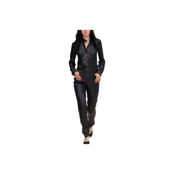 CHANEL Jumpsuits Women's Black