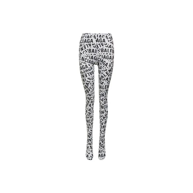 Balenciaga Leggings Slim Fit Women's White-0