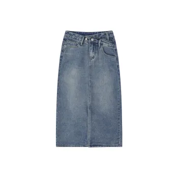 ZAZN Denim Dresses & Skirts Women's Vintage Blue