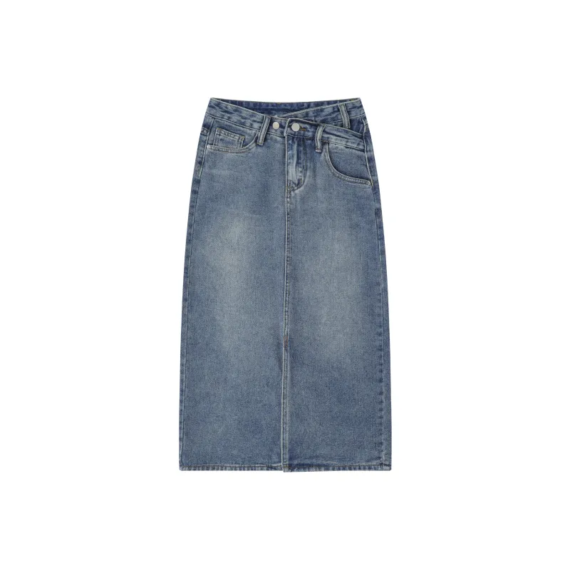 ZAZN Denim Dresses & Skirts Women's Vintage Blue-0
