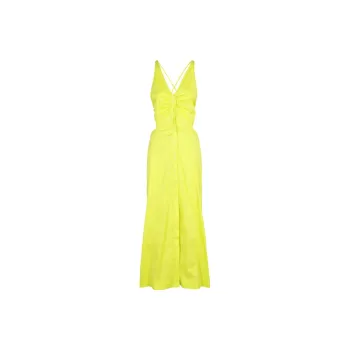 GANNI Crossover strap Button fastening Dress