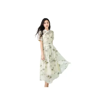 SMEN Short Sleeved Dresses Women's Multicolor