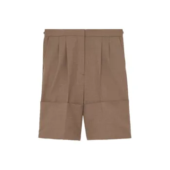Burberry Cuff detail Tailored Shorts