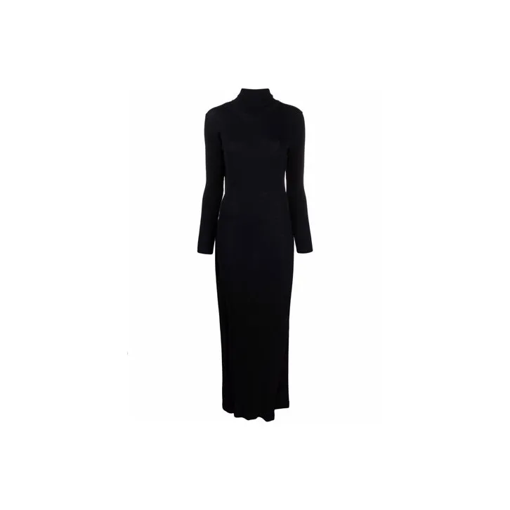 MM6 Maison Margiela Roll neck Maxi Dress-0