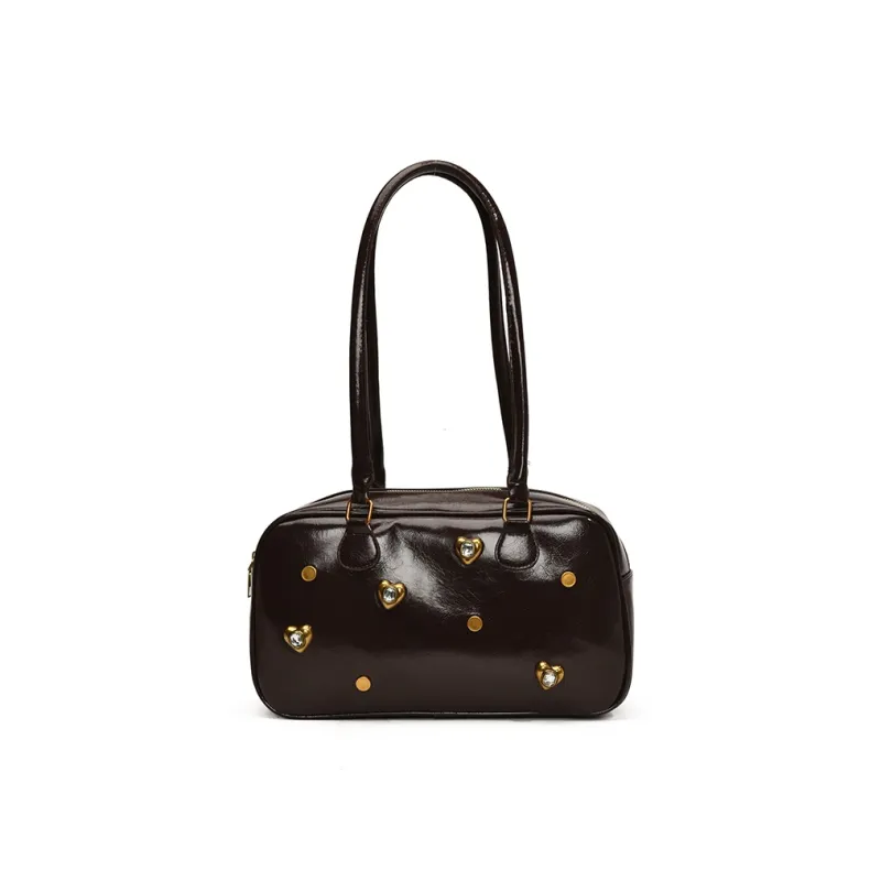 TOUTSEUL YOLO PU Shoulder Bag Regular Women's White/Silver/Black/Red/Light Brown/Coffee-30