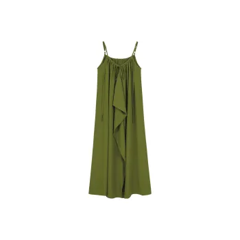 Migu Slip Dresses Women's Mint Foam, Green