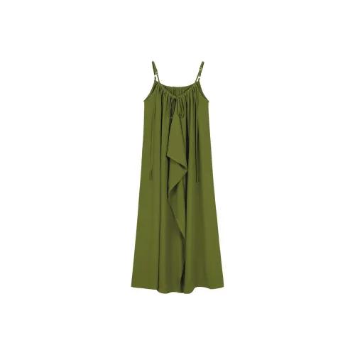 Migu Slip Dresses Women's Mint Foam, Green
