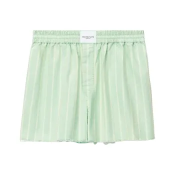 Alexander Wang Logo patch Striped Shorts