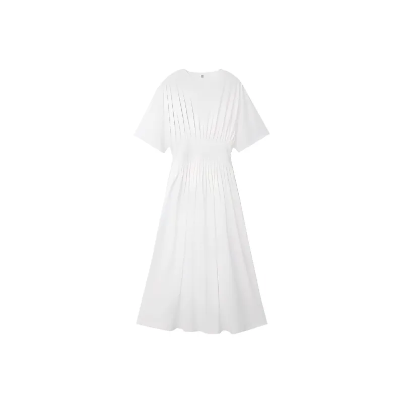 TOTEME Short-Sleeved Dresses Women's White-0