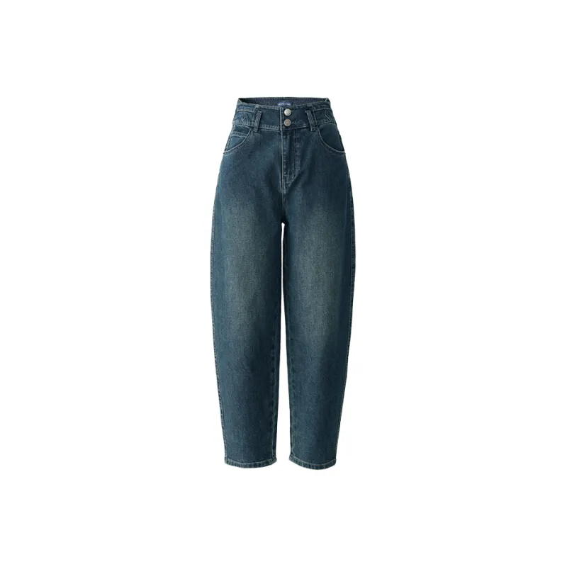 YALIDA Jeans Women's Gray Blue-0