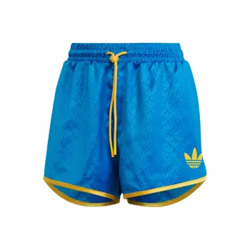 Adidas Originals Heritage Now Monogram Casual Cropped Women's Blue