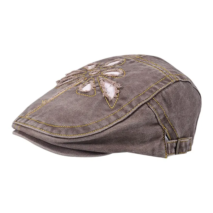 Yalu Preferred Denim Berets Women's-5