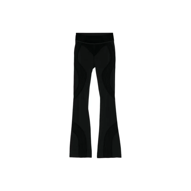 Misbhv Flocked Flared Trousers-0