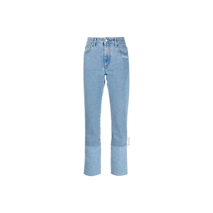 OFF WHITE SS21 Jeans Women's Blue-0