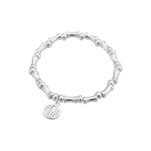 Shunqin Silver Building 999 Fine Silver Bangles Women's