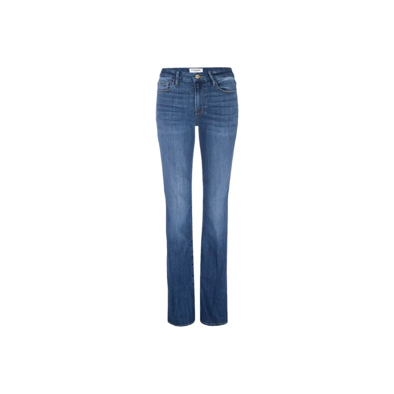 FRAME Mid rise Flared Jeans-0