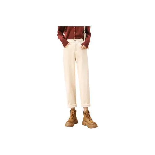 TERRE BLEUE Jeans Women's Apricot