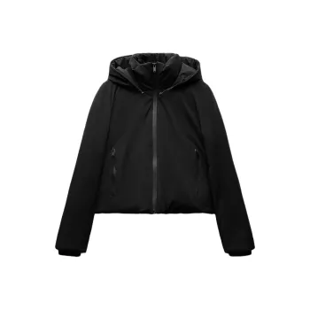 ZARA Puffer Jacket Women's Black