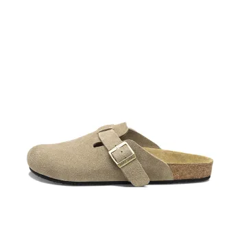 HART DAVIS Rubber Sole Slip Resistant Closed Toe Slippers Unisex Gray