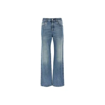 Brunello Cucinelli Authentic Denim Contemporary Loose Trousers