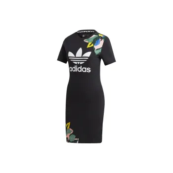 Adidas Short Sleeved Dresses Women's Black