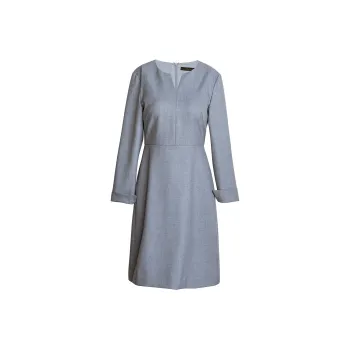 ROEYSHOUSE Long Sleeved Dresses Women's Gray Blue