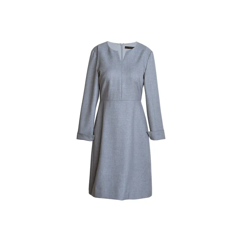 ROEYSHOUSE Long Sleeved Dresses Women's Gray Blue-0