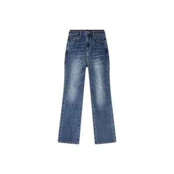 DKNY FW22 Flared Pants Jeans Women's Denim Blue