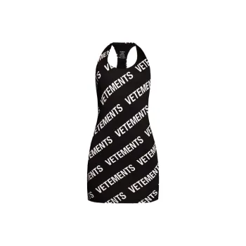 Vetements Sleeveless Dresses Women's Black