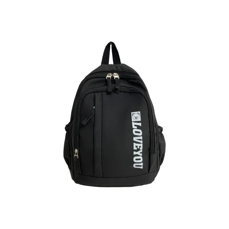 Single Warehouse Nylon Backpack Unisex Pink/Green/Black/Beige-13