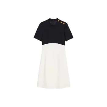 Yiner Short Sleeved Dresses Women's Cream White