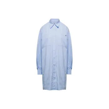 A.P.C Buttoned Long-Sleeved Shirt Dress