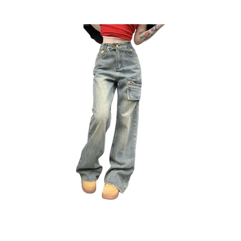 YuChaJia Jeans Women's Jeans-0