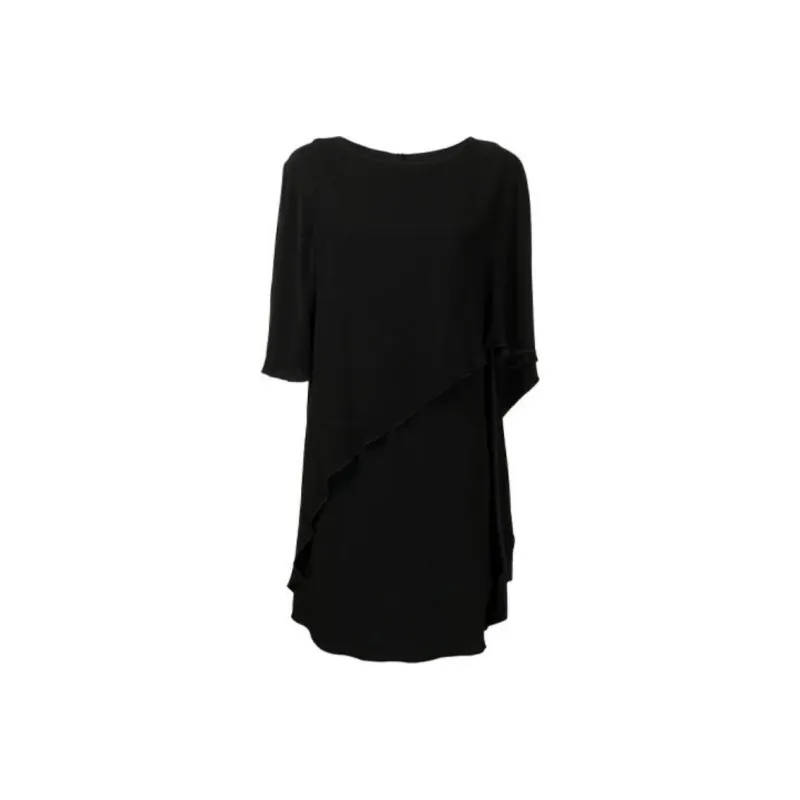 EMPORIO ARMANI Short Sleeved Dress Women's Black-0