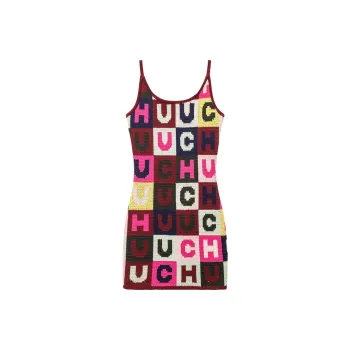 CHUU Sleeveless Dresses Women's Vintage Red