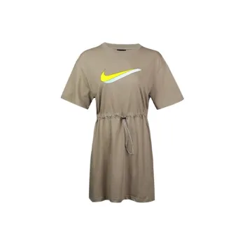 Nike Short Sleeved Dresses Women's Khaki