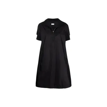 Moncler Short Sleeved Dresses Women's Black