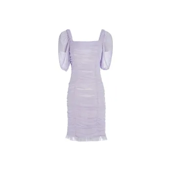 Marie Elie Short-Sleeved Dresses Women's Purple