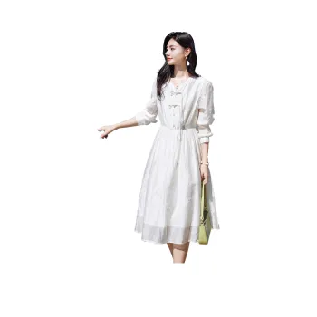 A Paradise For Awakening Long-Sleeved Dresses Women's Beige