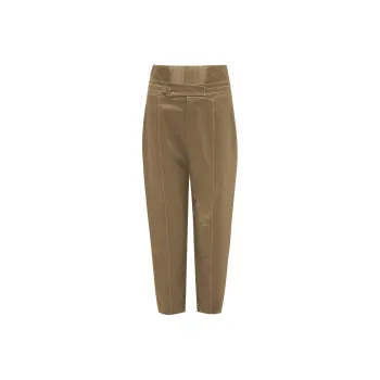 BBLLUUEE Casual Pants Women's Bright Tea Umber