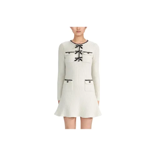 Self portrait FW22 Long Sleeved Dresses Women's White