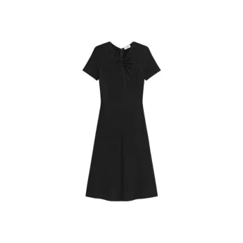 THEORY Short Sleeved Dresses Women's Black