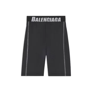 Balenciaga Cycling Shorts 'Black/Grey'
