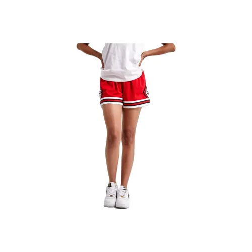 Mitchell Ness Casual Shorts Women's Red
