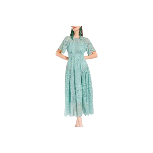 BESIONIA SS24 Short Sleeved Dresses Women's Blue