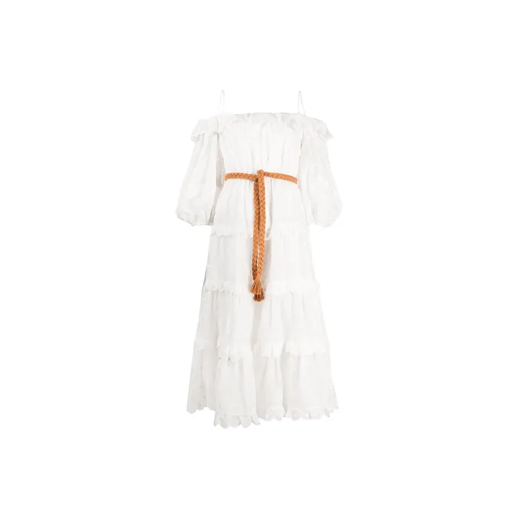 Zimmermann Sleeveless Dresses Women's White-0