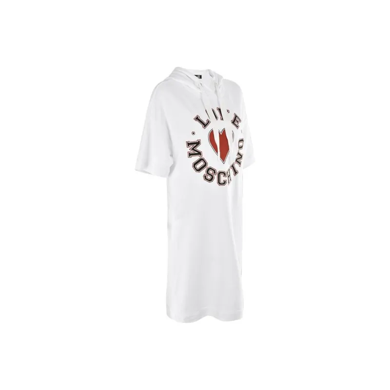 MOSCHINO Short Sleeved Dresses Women's White-0